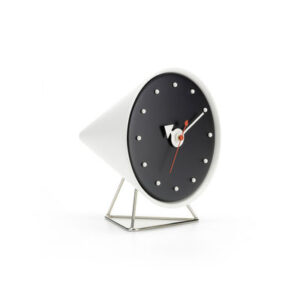 Desk Clocks - Cone Clock Standuhr / By George Nelson, 1947-1953 - Vitra - Weiß