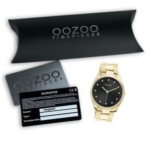 OOZOO Quarzuhr "Oozoo Damen Armbanduhr Timepieces", (Armbanduhr), Damenuhr rund, mittel (ca. 38mm), Edelstahlarmband, Casual-Style