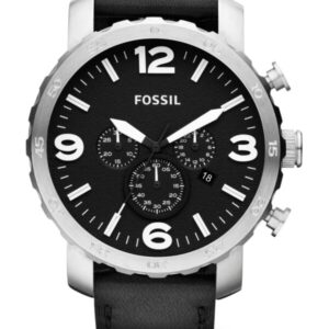 FOSSIL® NATE Chronograph Herrenuhr - JR1436 - Schwarz - Quarz-Uhrwerk