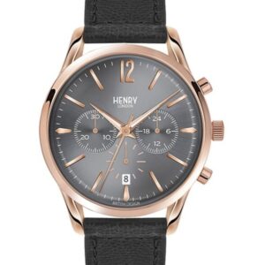 Henry London® Finchley Chronograph Herrenuhr - HL39CS0122 - Schwarz-Grau - Quarz-Uhrwerk