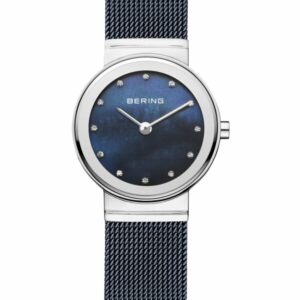BERING® Armbanduhr Damenuhr - 10126-307 - Blau - Quarz-Uhrwerk