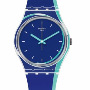 SWATCH® BLUE SHORE Damenuhr - GW217 - Blau - Quarz-Uhrwerk