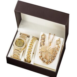 BLAUES MEER Quarzuhr Uhren-Schmuck-Sets Halsketten, Armbänder, 3er-Sets, Geschenksets, (3-tlg)