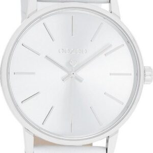 OOZOO Quarzuhr Oozoo Damen Armbanduhr Timepieces Analog, Damenuhr rund, mittel (ca. 36mm) Lederarmband, Fashion-Style