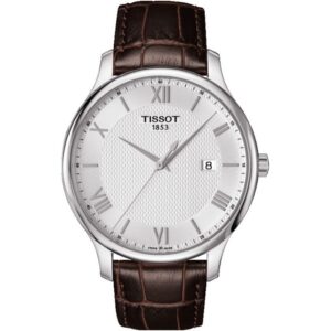 Tissot T-Classic Tradition Herrenuhr in Braun T0636101603800