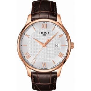 Tissot T-Classic Tradition Herrenuhr in Braun T0636103603800
